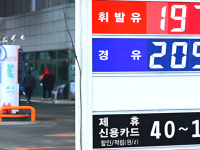 주유소 전국 평균 1900원 돌파
