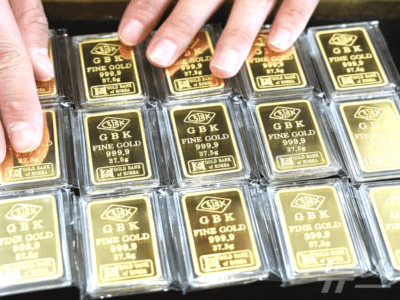 안전자산 금값 하락