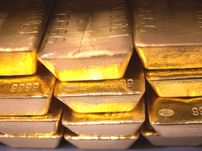 국제 금 선물 가격 하락