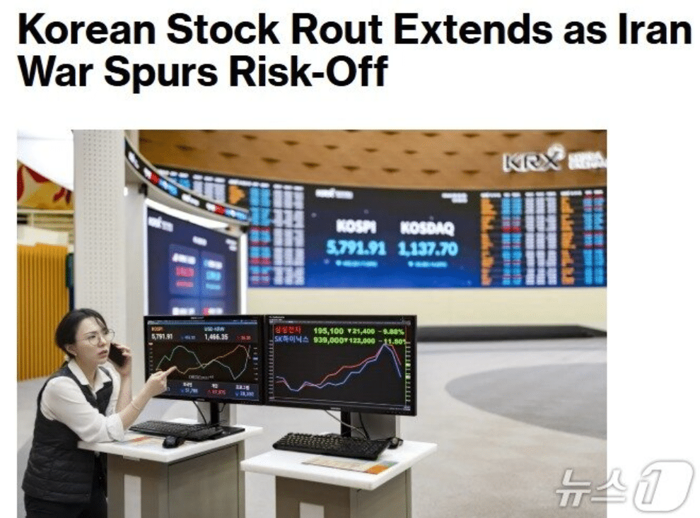 코스피 급락