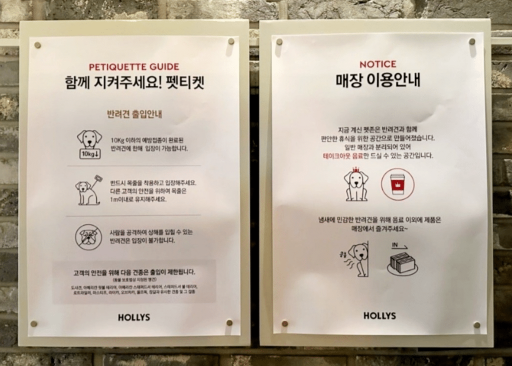 반려동물 동반출입 음식점 본격 시행