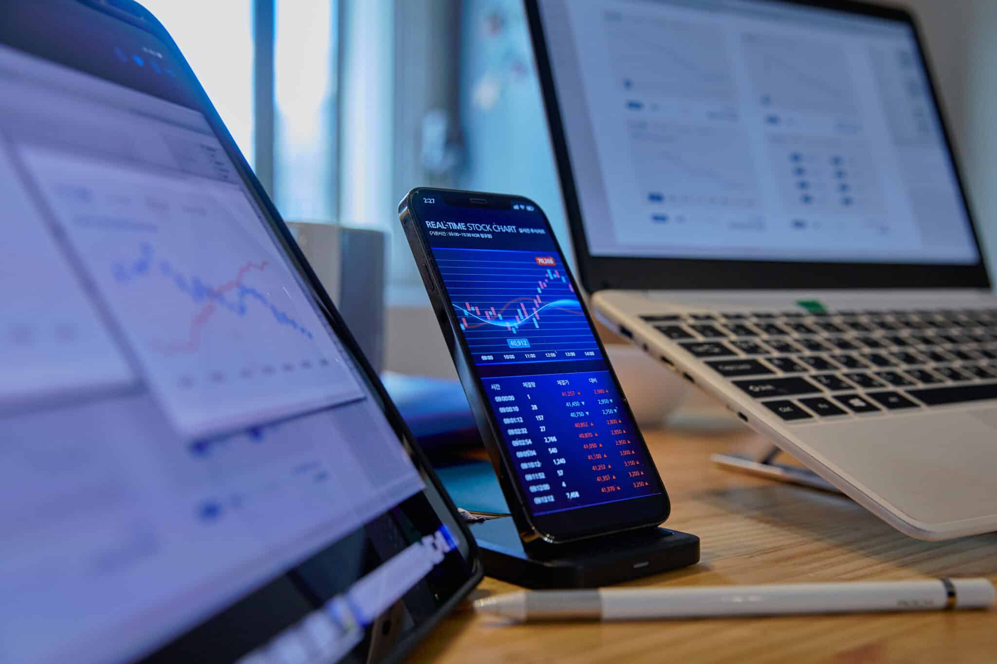 주식시장 실시간 차트 화면(증시 급락 맥락용)