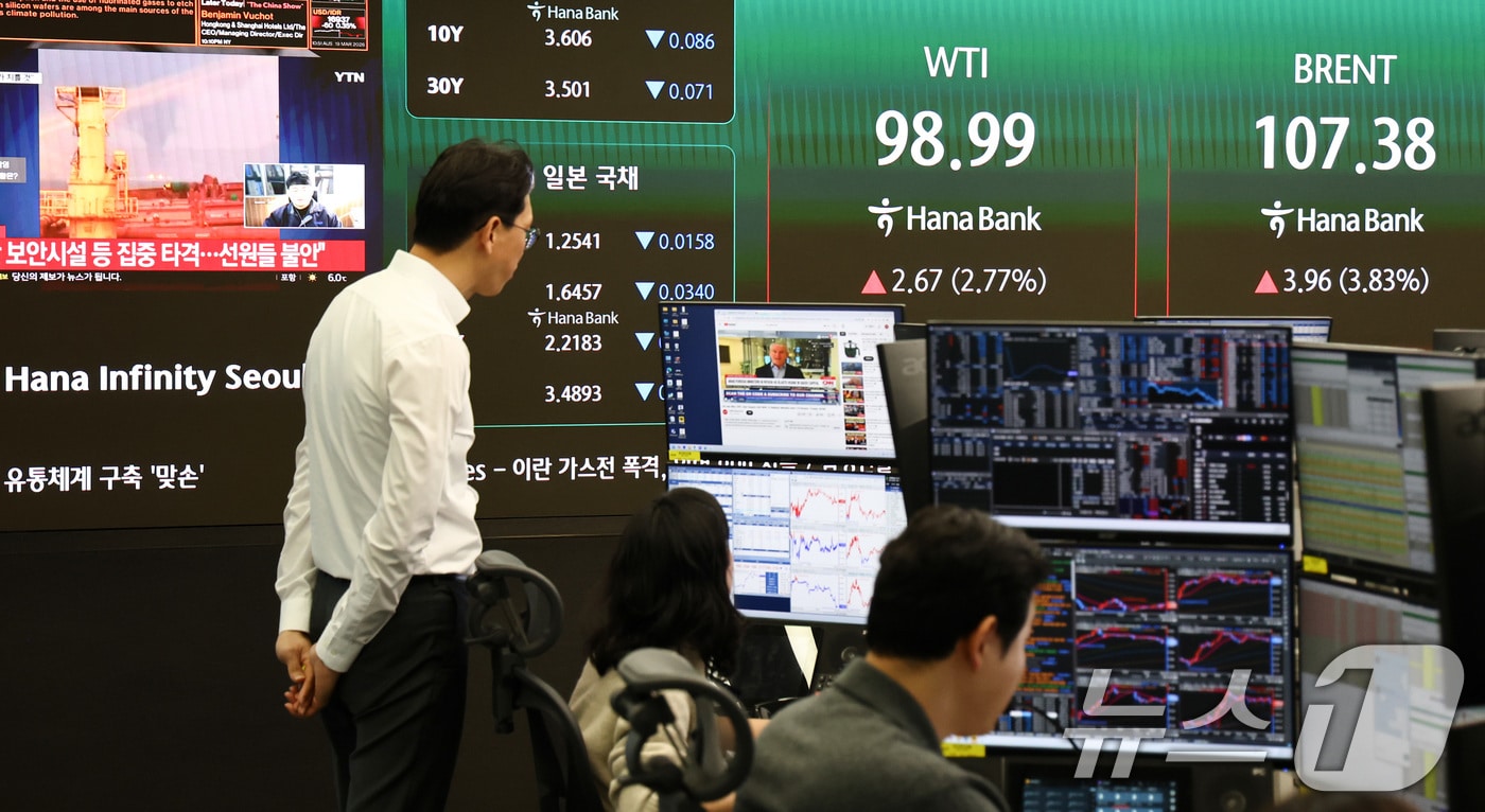 이란전쟁 격화에 국제유가 급등 - 뉴스1