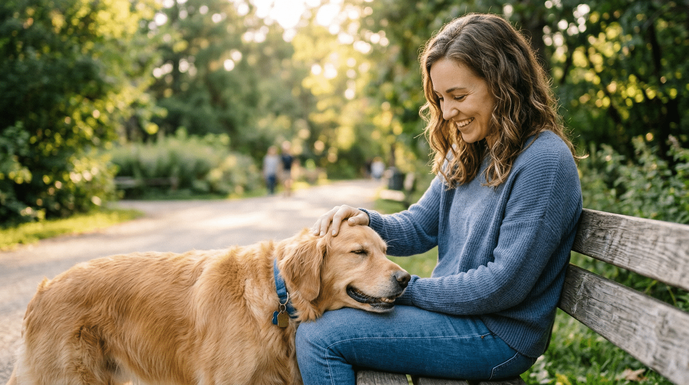 "로봇 강아지는 절대 못 따라합니다"… 1인 가구 35% 시대, 반려견과 함께하면 '뇌파'가 달라진다 1 AI 생성 썸네일