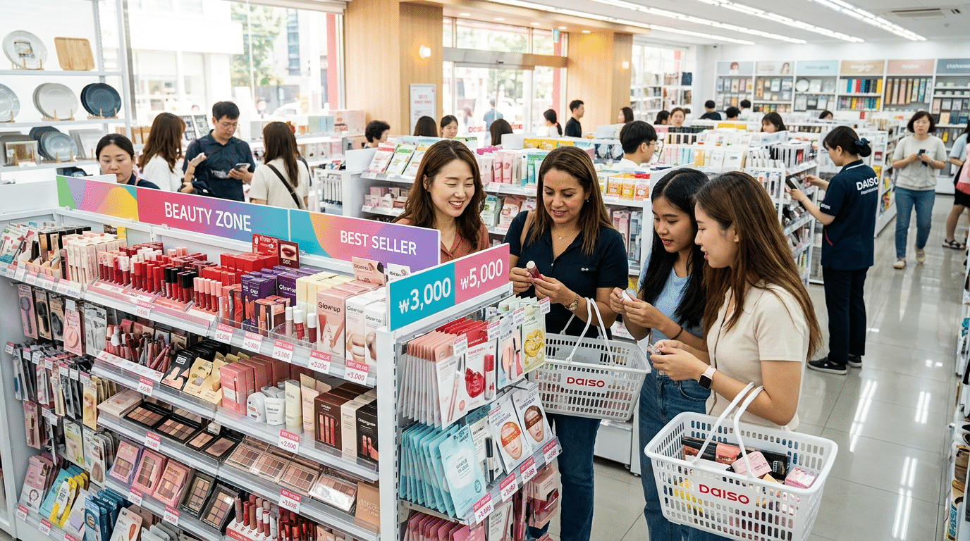 "관광객들도 한국 오면 쟁여가기 바쁘다?"… 글로벌 뷰티 지형도 싹 바꾼 '5천 원의 기적' 1 AI 생성 썸네일