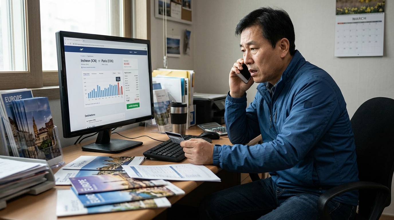 "유럽행 중동 경유 노선 전면 중단"… 200만원 아끼는 '3월 선발권' 필수 전략 1 AI 생성 썸네일