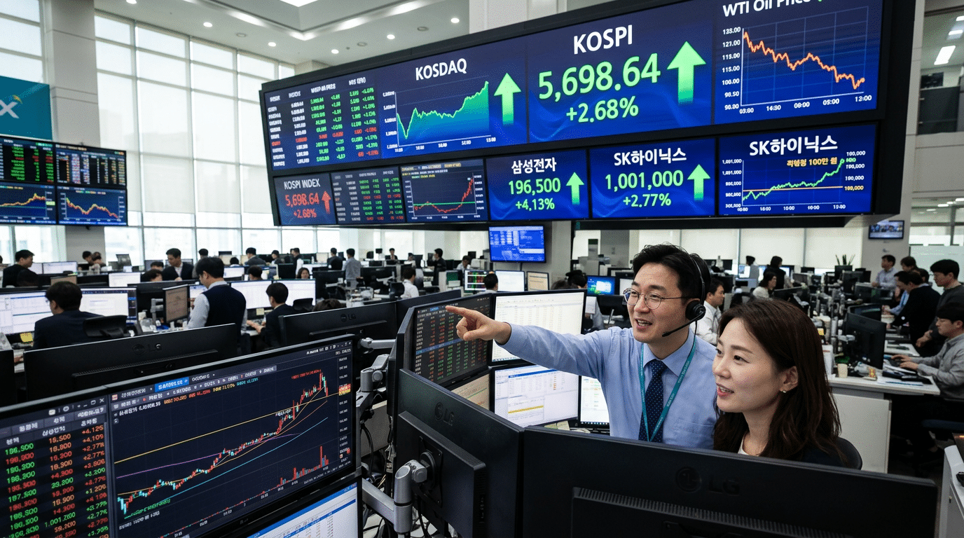 "유가 꺾이자 다시 뛰는 K-반도체"… 중동 악재 뚫은 '결정적 호재' 2가지 1 AI 생성 썸네일