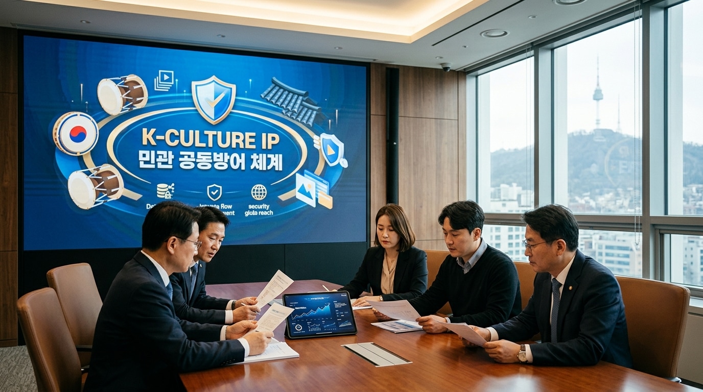 'K-컬처' 빼앗길 수 없다…정부, IP 민관 공동방어 체계 가동 1 AI 생성 썸네일