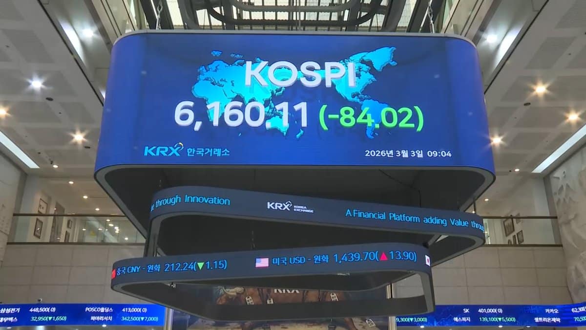 이란 사태 여파에…코스피 하락·환율 급등 | 연합뉴스