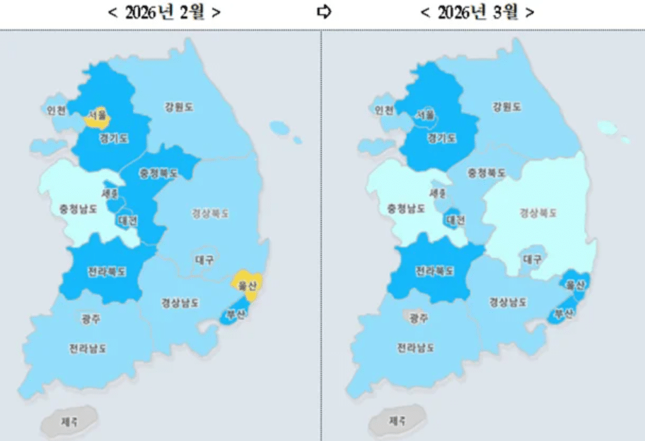 3월 전국 주택매매소비심리 보합