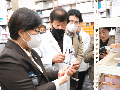 정부 의료제품 사재기 대응