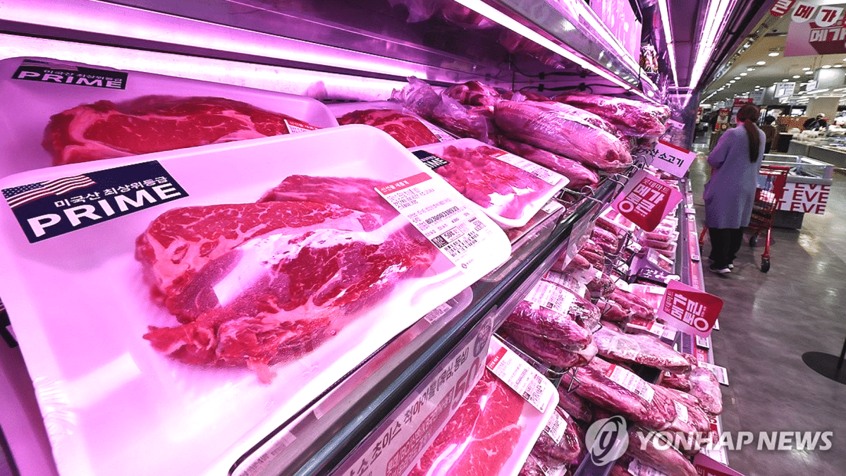 미국산 소고기 가격 상승