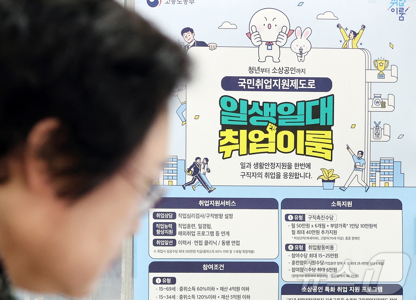 역대 최고' 3월 고용률…청년층 고용률은 계속 한파 - 뉴스1