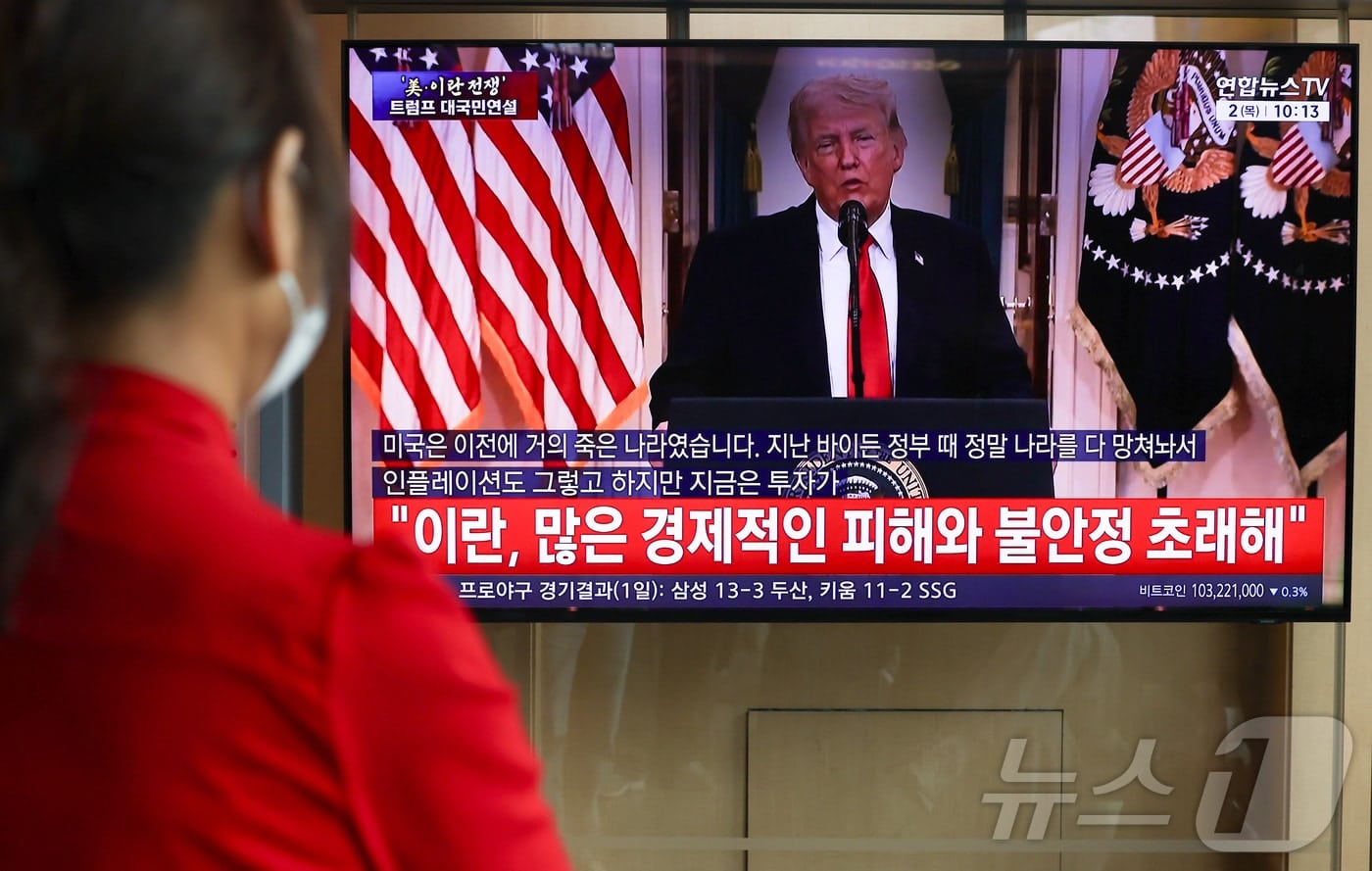트럼프 연설에 국제유가 5% 급등-코스피 4% 급락(종합) - 뉴스1