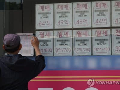 서울·경기 집값 상승률 추이를 보여주는 부동산 통계 이미지