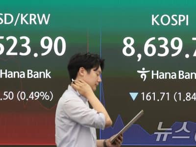 빚투 신용융자잔고가 급증하는 연합뉴스 시장 그래프