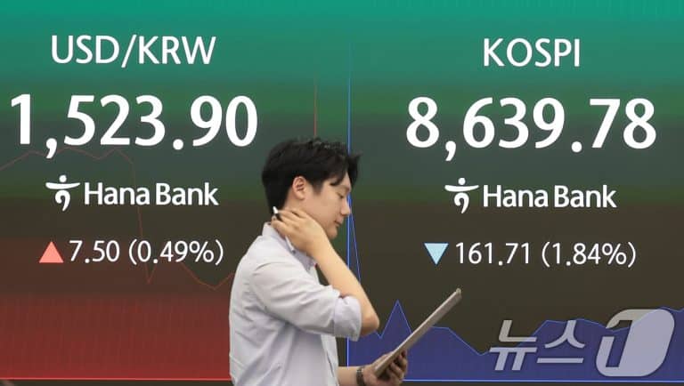 빚투 신용융자잔고가 급증하는 연합뉴스 시장 그래프