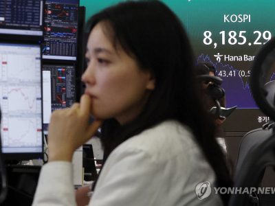 중동 발열과 함께 급락하는 코스피 지수 차트 장면