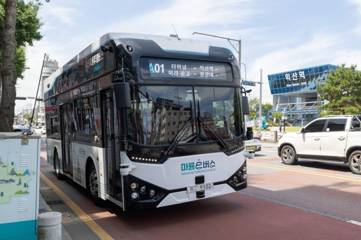 익산시 자율주행 ‘마룡e버스’ 운행